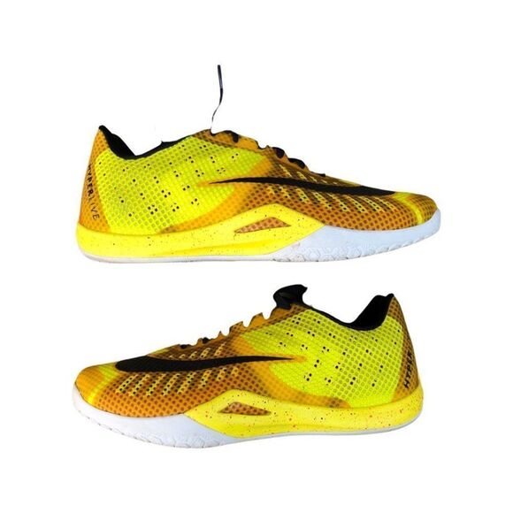 2015 Nike Hyperlive Yellow/Black Shoes Size 13 - Picture 6 of 15